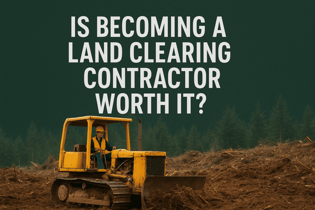 Is Becoming a Land Clearing Contractor Worth It